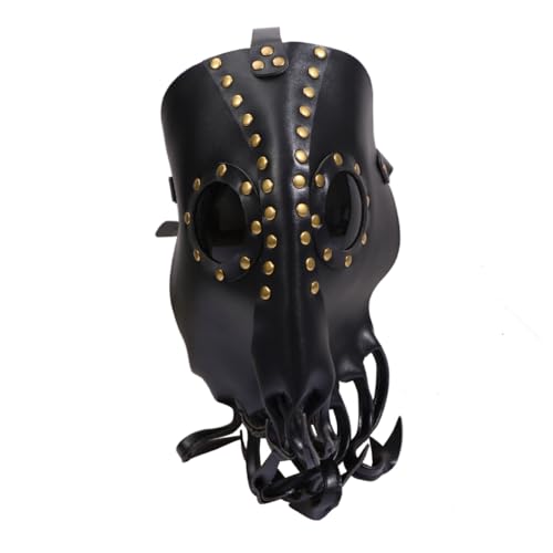 SHERCHPRY 1Stk Steampunk Dark Wind Halloween Octopus Devil Party Maske Cosplay Horrormaske Steampunk-Masken Halloween-Masken halloween masken halloweenmaske Kostümzubehör Teufelsmaske Dämon von SHERCHPRY