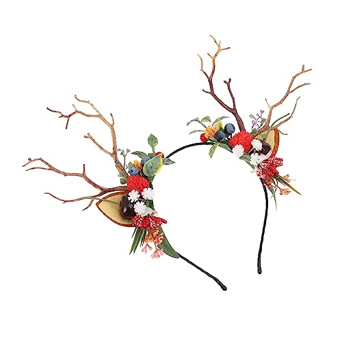 SHERCHPRY 1 Stück Weihnachts Haarreif mit Geweih Antler Kopfschmuck für Party Performance und Kostüm Accessoire für Festliche Anlässe und Weihnachtsfeiern SHERCHPRY 1 Stück Weihnachts Haarreif mit Geweih Antler Kopfschmuck für Party Performance und Kostüm Accessoire für Festliche Anlässe und Weihnachtsfeiern von SHERCHPRY