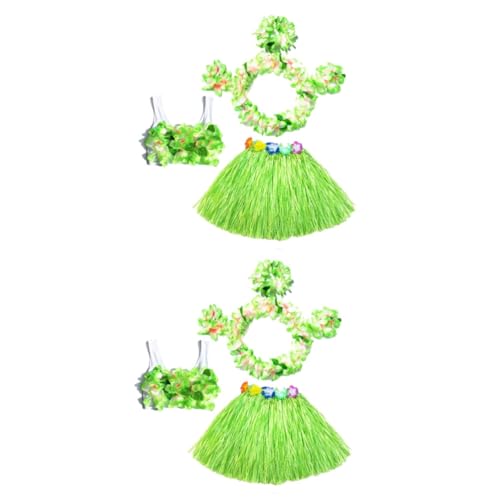 SHERCHPRY 12 Stk kinderkostüm kostüm für kinder Grasrock mit elastischem Bund partydeko einschulung wedding chirlider kostüme kostüm kinder Haar Umweltkleidung Hawaii Grasröcke Damen bilden von SHERCHPRY