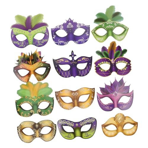 SHERCHPRY 12 Stück Maskerade Cosplay Maske Realistische Frauen Karneval Maske Retro Punk Versorgung Für Erwachsene Halloween Cosplay Verwendung Party Cosplay Abschlussball Party SHERCHPRY 12 Stück Maskerade Cosplay Maske Realistische Frauen Karneval Maske Retro Punk Versorgung Für Erwachsene Halloween Cosplay Verwendung Party Cosplay Abschlussball Party von SHERCHPRY