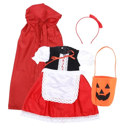 SHERCHPRY 1Satz Kostüm Mit Kapuzenumhang Für Halloween Karneval Party Outfit Für Haarreifen Umhang von SHERCHPRY