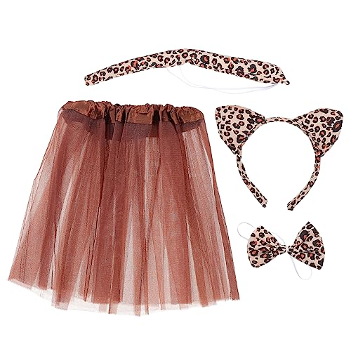 SHERCHPRY 1Satz Leopard Kostüm Für Halstuch Haarreif Für Karneval Fasching Und Kostümpartys Hochwertige Cosplay Requisiten Für Unvergessliche Auftritte von SHERCHPRY