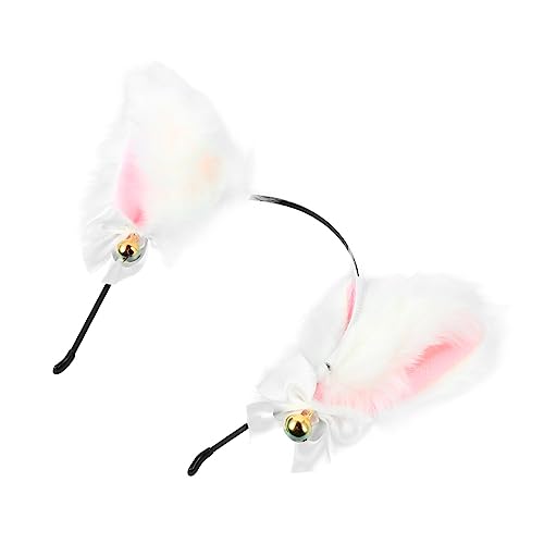 SHERCHPRY 1Stück Katzenohr Haarschmuck mit Bogenknoten und Glocken Accessoire für Maskeraden Rollenspiele und Festivals Karneval Halloween und Urlaubsfeiern von SHERCHPRY