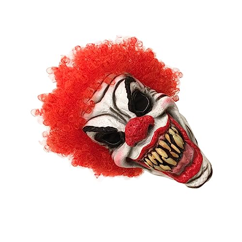 SHERCHPRY 1Stk Halloweenkostüm Maskerade Partykostüm Clown-Kostüm Cosplay Terror kleidung Clown-Maske Halloween-Maske Party-Kostümmaske gruselige Maske Emulsion Requisiten von SHERCHPRY