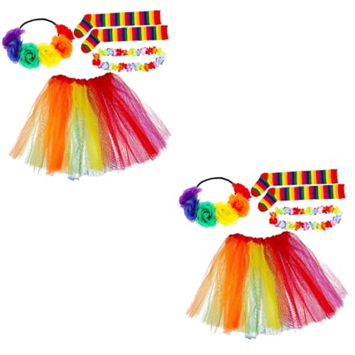 SHERCHPRY 2 Sätze Regenbogenkleid Party Outfit Socken Kostüme Ballettröckchen Regenbogen-Stirnband Stolz Tutu Pride-Accessoires in großen Mengen Regenbogen-Accessoires für Damen Polyester SHERCHPRY 2 Sätze Regenbogenkleid Party Outfit Socken Kostüme Ballettröckchen Regenbogen-Stirnband Stolz Tutu Pride-Accessoires in großen Mengen Regenbogen-Accessoires für Damen Polyester von SHERCHPRY