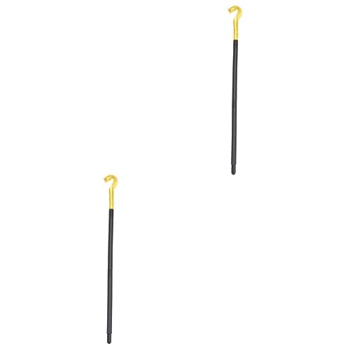 SHERCHPRY 2 Stck Kreatives Dreiteiliges Schlangenkopf Robustem Kunststoff Dekorativer Halloween Zauberstab für Kostüme Bühnenauftritte und Party Deko Goldener Schlangenkopf Stab für Grusel SHERCHPRY 2 Stck Kreatives Dreiteiliges Schlangenkopf Robustem Kunststoff Dekorativer Halloween Zauberstab für Kostüme Bühnenauftritte und Party Deko Goldener Schlangenkopf Stab für Grusel von SHERCHPRY