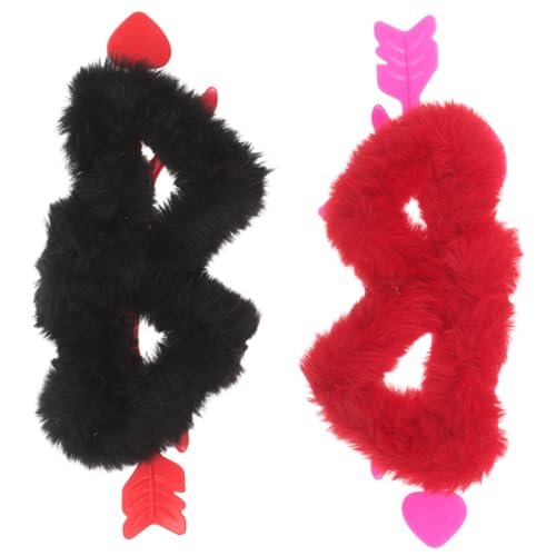 SHERCHPRY 2 Stück Damen Herzförmige Sonnenbrillen mit Kuschelrahmen Originelle Partybrillen für Junggesellinnenabschied Hochzeit Halloween und Valentinstag Trendige Sommer Strandbrillen von SHERCHPRY
