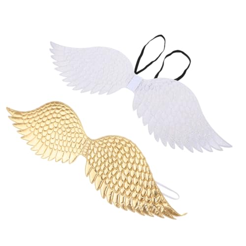 SHERCHPRY 2 Stück Engelsflügel für Ankleiden Halloween-Kostüme für Mädchen Feenflügel Flügel Kostüm Kinderflügel Maskenflügel Königskrone Requisite Flügeldekore Flügel Cosplay Stoff SHERCHPRY 2 Stück Engelsflügel für Ankleiden Halloween-Kostüme für Mädchen Feenflügel Flügel Kostüm Kinderflügel Maskenflügel Königskrone Requisite Flügeldekore Flügel Cosplay Stoff von SHERCHPRY