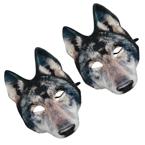 SHERCHPRY 2 Stück Eva Halloween Tiermaske für Karneval Cosplay und Kostümpartys Leicht Anpassbar und für Erwachsene und SHERCHPRY 2 Stück Eva Halloween Tiermaske für Karneval Cosplay und Kostümpartys Leicht Anpassbar und für Erwachsene und von SHERCHPRY