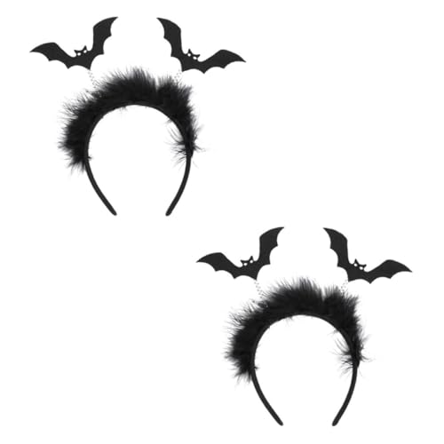 SHERCHPRY 2 Stück Halloween Bat Headband Leichtes Haarband für Kostüm Accessoires für Halloween Partys Cosplay Theateraufführungen und Karnevalsveranstaltungen SHERCHPRY 2 Stück Halloween Bat Headband Leichtes Haarband für Kostüm Accessoires für Halloween Partys Cosplay Theateraufführungen und Karnevalsveranstaltungen von SHERCHPRY