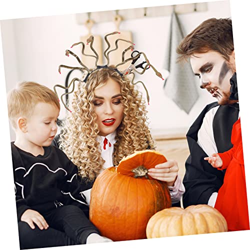 SHERCHPRY 2 Stück Halloween Cosplay Medusa Schlangen Haarreif aus Robustem Leichtes Komfortables Party Kopfschmuck für Damen und Mädchen für Kostüme und Fasching SHERCHPRY 2 Stück Halloween Cosplay Medusa Schlangen Haarreif aus Robustem Leichtes Komfortables Party Kopfschmuck für Damen und Mädchen für Kostüme und Fasching von SHERCHPRY