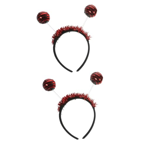 SHERCHPRY 2 Stück Halloween Haarreif mit Pailletten Boppers Kopfband mit Federspange Modisches Insekten Design für Erwachsene Vielseitiger Kopfschmuck für Halloween Karneval Hochzeit und von SHERCHPRY