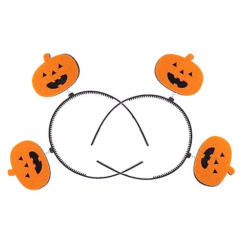 SHERCHPRY 2 Stück Halloween Haarschmuck Kürbis Haarreifen für Leichtes Langlebiges Stirnband für Kostüm und Partygebrauch für Halloween Kostümfest und Cosplay SHERCHPRY 2 Stück Halloween Haarschmuck Kürbis Haarreifen für Leichtes Langlebiges Stirnband für Kostüm und Partygebrauch für Halloween Kostümfest und Cosplay von SHERCHPRY