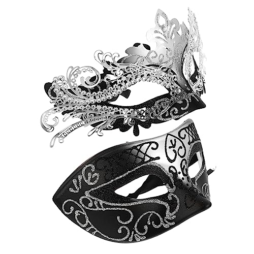 SHERCHPRY 2 Stück Halloween Masken Cosplay Masken Maskenkostüm Augenabdeckung Halloween Spitzenmaske Für Frauen Schreimaske Masken Augenabdeckung Maske Cosplay von SHERCHPRY