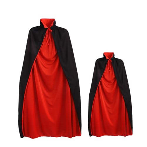 SHERCHPRY 2 Stück Halloween-Umhang Halloween -Kostüm Kap Rotkäppchen Maske Vampirumhang Halloween umhang Halloween Costume halloweendeko Party-Cosplay-Umhang Cosplay Umhang für Stoff von SHERCHPRY