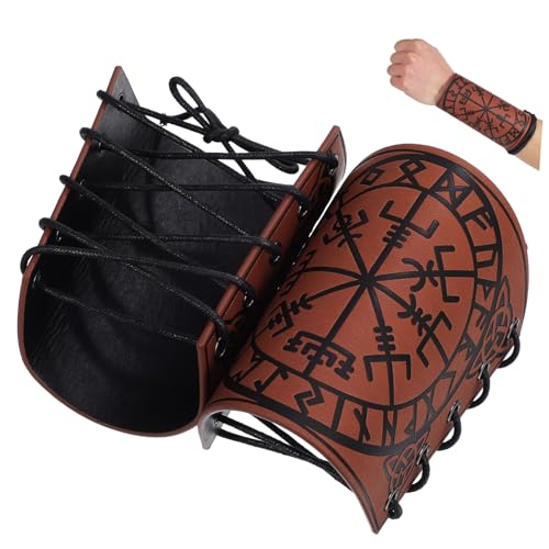 SHERCHPRY 2 Stück Handgelenkstützen Requisiten Handgelenkschutz Kostüm Armschiene Zubehör Männer Rüstung Armbänder Fell SHERCHPRY 2 Stück Handgelenkstützen Requisiten Handgelenkschutz Kostüm Armschiene Zubehör Männer Rüstung Armbänder Fell von SHERCHPRY