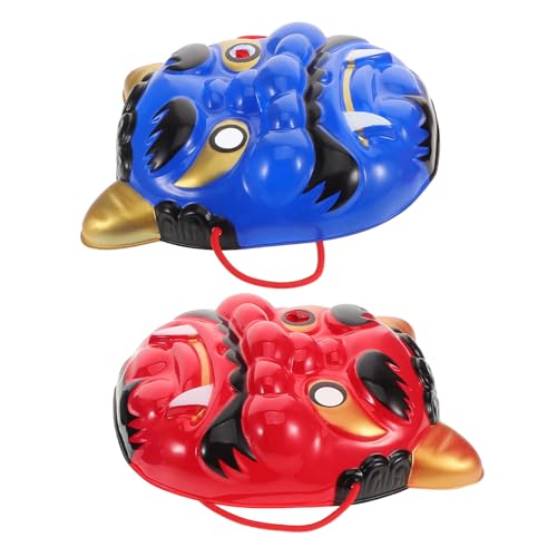 SHERCHPRY 2 Stück Japanische Samurai Dämonen Masken Rot Blau für Karneval Cosplay Halloween Maskenparty Zubehör Langlebig und Farbecht für Festliche Verkleidungen SHERCHPRY 2 Stück Japanische Samurai Dämonen Masken Rot Blau für Karneval Cosplay Halloween Maskenparty Zubehör Langlebig und Farbecht für Festliche Verkleidungen von SHERCHPRY