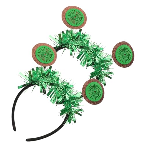 SHERCHPRY 2 Stück Kiwi Haarreif Kreatives Obst Haarschmuck Party Haarband Modisches Rutschfestes Stirnband für Mädchen Festival Kostüm und Familienfeier Langlebiges Material Dekorativ und von SHERCHPRY