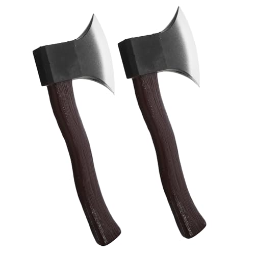 SHERCHPRY 2 Stück Leistungsrequisiten Schaumstoff-spitzhacke Requisitenbeil Halloween-Cosplay-stütze Künstliche Kostüm Schaumstoff - - Gefälschte Äxte Prop Gummi von SHERCHPRY