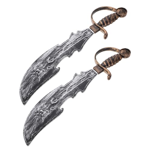 SHERCHPRY 2 Stück Piratenmachete Kostümspielschwert Römisches Schwertdekoration Plastisches Römisches Kid Pirate Sword Tu So, Als Würdest Du Plastik von SHERCHPRY