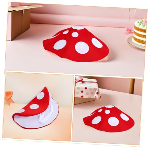 SHERCHPRY 2 Stück Rote Pilz Mütze Beret Hüte aus Weichem Stoff Bequeme Formstabile Kopfbedeckung für Kostüm und Party Accessoire Unisex für Festivals und Rollenspiele SHERCHPRY 2 Stück Rote Pilz Mütze Beret Hüte aus Weichem Stoff Bequeme Formstabile Kopfbedeckung für Kostüm und Party Accessoire Unisex für Festivals und Rollenspiele von SHERCHPRY