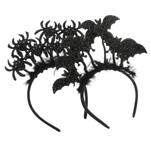 SHERCHPRY 2 Stück Spinnenfledermaus Stirnband Halloween-haarband Party Fledermäuse Geister Kostüm Stirnband Halloween-haarschmuck Für Frauen Halloween-haarreifen Cosplay-haarreifen Plastik SHERCHPRY 2 Stück Spinnenfledermaus Stirnband Halloween-haarband Party Fledermäuse Geister Kostüm Stirnband Halloween-haarschmuck Für Frauen Halloween-haarreifen Cosplay-haarreifen Plastik von SHERCHPRY