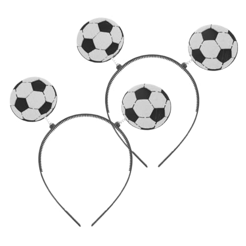 SHERCHPRY 2 Stück Sport-Stirnbänder für Partys Fußball-Stirnband. Fußball-Haarband Bands Festivalstirnband frauen kopfschmuck Gastgeschenke zum Thema Fußball Stoff Black SHERCHPRY 2 Stück Sport-Stirnbänder für Partys Fußball-Stirnband. Fußball-Haarband Bands Festivalstirnband frauen kopfschmuck Gastgeschenke zum Thema Fußball Stoff Black von SHERCHPRY