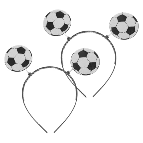 SHERCHPRY 2 Stück Sport-Stirnbänder für Partys Fußball-Stirnband. Fußball-Haarband Bands Festivalstirnband frauen kopfschmuck Gastgeschenke zum Thema Fußball Stoff Black SHERCHPRY 2 Stück Sport-Stirnbänder für Partys Fußball-Stirnband. Fußball-Haarband Bands Festivalstirnband frauen kopfschmuck Gastgeschenke zum Thema Fußball Stoff Black von SHERCHPRY