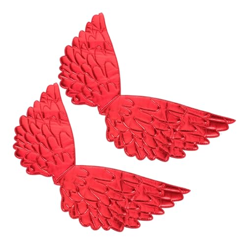 SHERCHPRY 2 Stück Teiliges Schmetterlingsflügel für Mädchen Leichte Bequeme Kostümflügel mit Schimmernden Mustern Vielseitig für Party Bühne Geburtstag Halloween und Cosplay Einfache von SHERCHPRY
