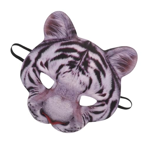SHERCHPRY 2 Stück Tiger Halbgesichts Masken aus Leichtem Atmungsaktivem Material mit Realistischen Tierdetails für Halloween Cosplay Karneval Party Fotorequisite SHERCHPRY 2 Stück Tiger Halbgesichts Masken aus Leichtem Atmungsaktivem Material mit Realistischen Tierdetails für Halloween Cosplay Karneval Party Fotorequisite von SHERCHPRY