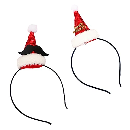 SHERCHPRY 2 Stück Weihnachts Haarband mit Hut Design und Pailletten Festliche Kopfbedeckung für und Mädchen für Partys und Cosplay Events Zufälliger Stil SHERCHPRY 2 Stück Weihnachts Haarband mit Hut Design und Pailletten Festliche Kopfbedeckung für und Mädchen für Partys und Cosplay Events Zufälliger Stil von SHERCHPRY