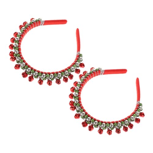 SHERCHPRY 2 Stück Weihnachts Stirnbänder mit Bunten Glocken Breiter Haarreifen für Damen und Festlicher Haarschmuck für Weihnachtsfeiern und Partys SHERCHPRY 2 Stück Weihnachts Stirnbänder mit Bunten Glocken Breiter Haarreifen für Damen und Festlicher Haarschmuck für Weihnachtsfeiern und Partys von SHERCHPRY