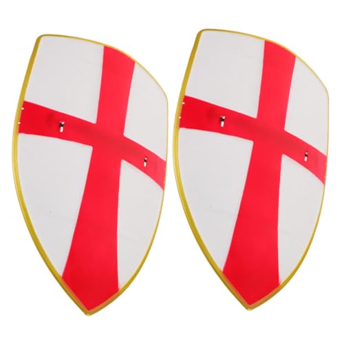 SHERCHPRY 2St -Schildspielzeug Ritter-Cosplay-Kostüm gefälschter Schild Kinderschildspielzeug Schildspielzeug für Spielzeugschild für Jungen 10-12 Plastik Weiß SHERCHPRY 2St -Schildspielzeug Ritter-Cosplay-Kostüm gefälschter Schild Kinderschildspielzeug Schildspielzeug für Spielzeugschild für Jungen 10-12 Plastik Weiß von SHERCHPRY