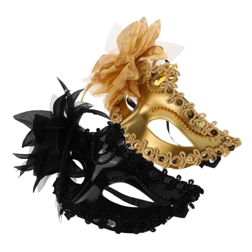 SHERCHPRY 2St halbe Gesichtsmaske Maskenmaske für Paare Halloween Frauenpartei Maske reinigen Maskenparty faschingsmaske Karnevalsmaske Kopfbedeckung anziehen Maskerademasken Plastik SHERCHPRY 2St halbe Gesichtsmaske Maskenmaske für Paare Halloween Frauenpartei Maske reinigen Maskenparty faschingsmaske Karnevalsmaske Kopfbedeckung anziehen Maskerademasken Plastik von SHERCHPRY
