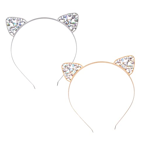 SHERCHPRY 2Stücke Katzenohr Stirnband für Cosplay und Partys und Perfektes Haaraccessoire für Geburtstagsfeiern Halloween und Bühnenaufführungen SHERCHPRY 2Stücke Katzenohr Stirnband für Cosplay und Partys und Perfektes Haaraccessoire für Geburtstagsfeiern Halloween und Bühnenaufführungen von SHERCHPRY