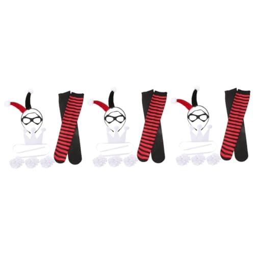 SHERCHPRY 3 Sätze Halloween-Kleidung Clown-Kostüme Erwachsene Clownkostüm für Cosplay halloween kopfschmuck halloween kopfbedeckung Halloween-Accessoires Halloween -Dekorationen Stoff SHERCHPRY 3 Sätze Halloween-Kleidung Clown-Kostüme Erwachsene Clownkostüm für Cosplay halloween kopfschmuck halloween kopfbedeckung Halloween-Accessoires Halloween -Dekorationen Stoff von SHERCHPRY