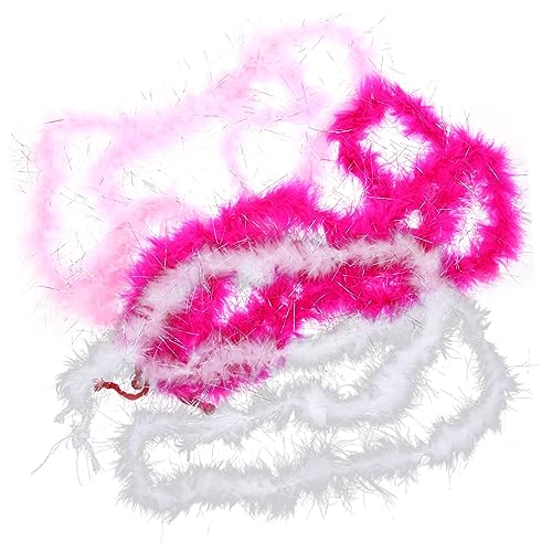SHERCHPRY 3 Stück Handgemachte Feder Streifen Blau Federboa Zum Basteln Putenboa Bunte Boa Halloween Party Masse Rosa Boa Hoch Zubehör Für Partykostüme Truthahnfederstreifen Truthahnfedern SHERCHPRY 3 Stück Handgemachte Feder Streifen Blau Federboa Zum Basteln Putenboa Bunte Boa Halloween Party Masse Rosa Boa Hoch Zubehör Für Partykostüme Truthahnfederstreifen Truthahnfedern von SHERCHPRY