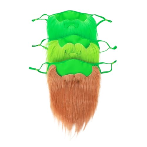 SHERCHPRY 3 Teiliges Monster Maskenbart Schnurrbart Dekorationsmasken St Patrick's Day Gesichtsbedeckung Cosplay Bart Requisiten St Patrick's Day Gesichtsmaske SHERCHPRY 3 Teiliges Monster Maskenbart Schnurrbart Dekorationsmasken St Patrick's Day Gesichtsbedeckung Cosplay Bart Requisiten St Patrick's Day Gesichtsmaske von SHERCHPRY