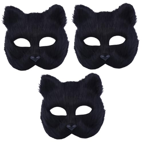 SHERCHPRY 3St Kleidung für Herren-Outfits Kleidung für Männer japanische Kleidung Schutzmaske Kostüm Augenmaske Maskerade-Maske Cosplay-Maske Karnevalsmaske bilden Fuchs Tier Augenbinde Kind von SHERCHPRY