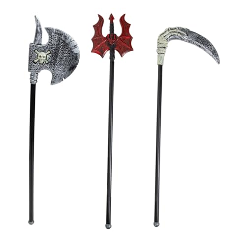SHERCHPRY 3 Stück Dekorative Halloween-spielzeuge Aus Kunststoff – Bühnen-Cosplay-Requisiten Für Die Spielzeit Von Kindern von SHERCHPRY