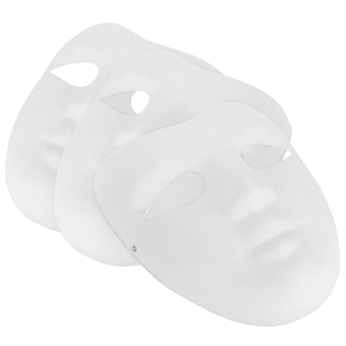 SHERCHPRY 3st Handbemalte Weiße Embryo-maske Abdeckung Make-up-pinsel Topfdeckel Knaufkappe Leere Gesichtsmaske Masken Zum Bemalen Leere Papiermasken Umweltfreundliches Zellstoff SHERCHPRY 3st Handbemalte Weiße Embryo-maske Abdeckung Make-up-pinsel Topfdeckel Knaufkappe Leere Gesichtsmaske Masken Zum Bemalen Leere Papiermasken Umweltfreundliches Zellstoff von SHERCHPRY