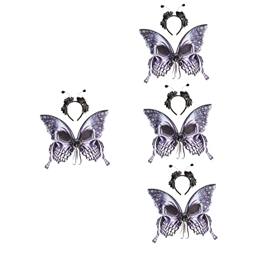 SHERCHPRY 4 Sätze -Flügel-Stirnband Cosplay Kostüme halloween costume halloween kleidung stirntuch fasching kleidung halloween klamotten Party-Flügel-Stütze Kinderflügel Stoff SHERCHPRY 4 Sätze -Flügel-Stirnband Cosplay Kostüme halloween costume halloween kleidung stirntuch fasching kleidung halloween klamotten Party-Flügel-Stütze Kinderflügel Stoff von SHERCHPRY