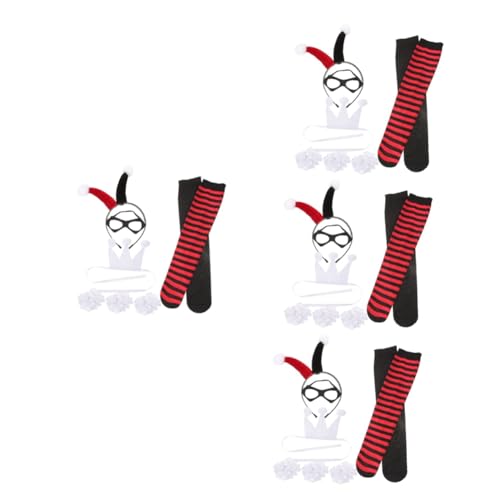 SHERCHPRY 4 Sätze Halloween-Kostüme für weibliches Clownkostüm Kostüm halloween kopfschmuck halloween kopfbedeckung Halloween Stirnband Halloween-Requisiten für von SHERCHPRY