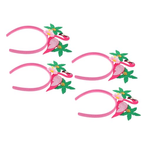 SHERCHPRY 4 Stück Flamingo Haarbänder für Frauen Tropisch Hawaiianische Blumenkopfbänder Party-accessoires mit Kokosbaum-design für Festival und Hawaii Mottoparty SHERCHPRY 4 Stück Flamingo Haarbänder für Frauen Tropisch Hawaiianische Blumenkopfbänder Party-accessoires mit Kokosbaum-design für Festival und Hawaii Mottoparty von SHERCHPRY