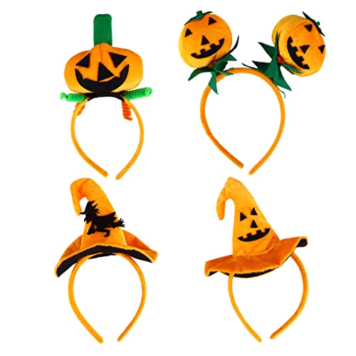 SHERCHPRY 4 Stück Halloween Haarreifen Bunte Kürbis Haarschmuck für Kostümpartys Einzigartige Designs für Erwachsene und Langlebige Halloween Accessoires SHERCHPRY 4 Stück Halloween Haarreifen Bunte Kürbis Haarschmuck für Kostümpartys Einzigartige Designs für Erwachsene und Langlebige Halloween Accessoires von SHERCHPRY