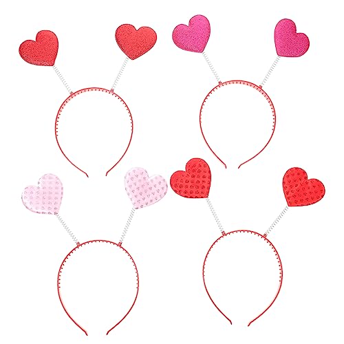SHERCHPRY 4 Stück Teiliges Herz Haarband Liebevolle Stirnbänder für Valentinstag Dekorative Kostüm Accessoires für Partys und Festivals Leicht Bequem für Karneval Musikfestivals und SHERCHPRY 4 Stück Teiliges Herz Haarband Liebevolle Stirnbänder für Valentinstag Dekorative Kostüm Accessoires für Partys und Festivals Leicht Bequem für Karneval Musikfestivals und von SHERCHPRY