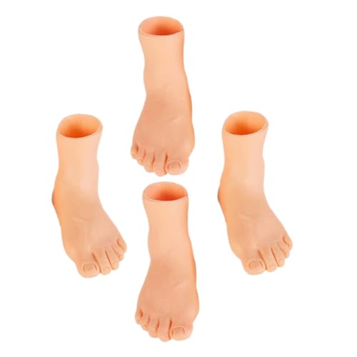SHERCHPRY 4 Stücke Katze Nicht medizinisch Nicht medizinisch Nicht medizinisch Nicht medizinisch Nicht medizinisch fingerlinge Hand Finger Puppen Finger Puppen Mini Beige Kunststoff von SHERCHPRY