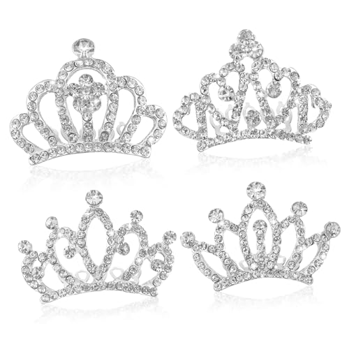 SHERCHPRY 4Stücke Tiara mit Strass Kopfschmuck für Geburtstagsfeiern und Festlichkeiten Langlebig und Komfortabel für Mädchen und Prinzessinnen Darbietungen SHERCHPRY 4Stücke Tiara mit Strass Kopfschmuck für Geburtstagsfeiern und Festlichkeiten Langlebig und Komfortabel für Mädchen und Prinzessinnen Darbietungen von SHERCHPRY