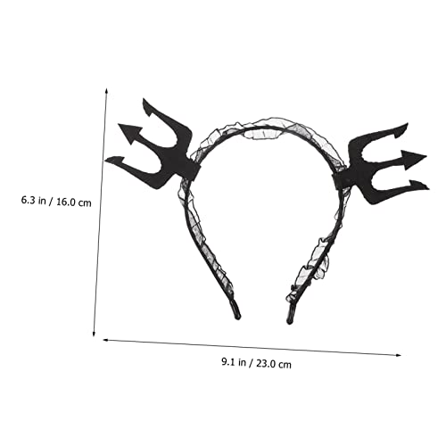 SHERCHPRY 6 Stück Halloween Haarreif Teiliges mit Spinnennetz Hakenhut und Dämonenforke Leichter Cosplay Kopfschmuck für Damen für Halloween Party Karneval und Kostümierungen von SHERCHPRY