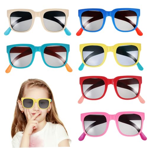 SHERCHPRY 6 Stück Kindersonnenbrille Faltbare Sonnenbrille Neuartige Sonnenbrille Geburtstag Sonnenbrille Bulk-sonnenbrille Für Sonnenbrillen-party Stk SHERCHPRY 6 Stück Kindersonnenbrille Faltbare Sonnenbrille Neuartige Sonnenbrille Geburtstag Sonnenbrille Bulk-sonnenbrille Für Sonnenbrillen-party Stk von SHERCHPRY